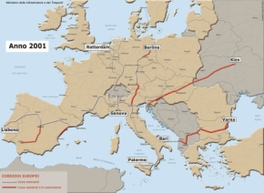 Pietro Lunardi ed i corridoi Europei prima del suo mandato di Ministro delle Infrastrutture e dei Trasporti