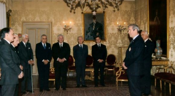 Pietro Lunardi Conferimento onorificenza Ordine Cavalieri di Malta 